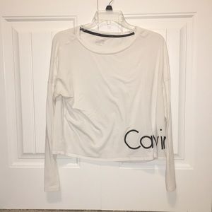 Cropped Calvin Klein Performance Long Sleeve